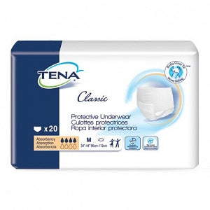 Essity Professional Hygiene TENA Classic Protective Underwear - TENA Classic Protective Incontinence Underwear, Size XL, 55" to 67" Waist - 72516