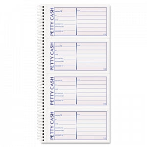 Tops Business Forms Petty Cash Receipt Book - Petty Cash Receipt Book - 4109