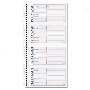 Tops Business Forms Petty Cash Receipt Book - Petty Cash Receipt Book - 4109