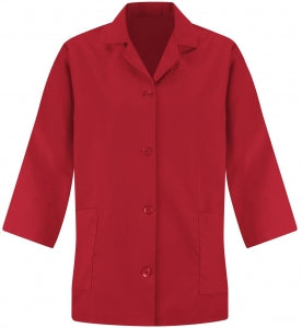 Vf Workwear-Div / Vf Imagewear (W) Ladies Loose Fit Smocks - Women's Loose-Fit Smock, 3/4 Sleeves, Red, Size M - TP31RDM