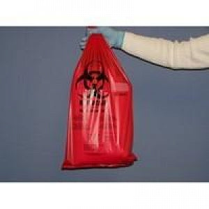 Tufpak Red Autoclave Biohazard Bags - BAG, BIOHAZARD, AUTOCLAVE, 24X30", RED, PP - 1212-2430