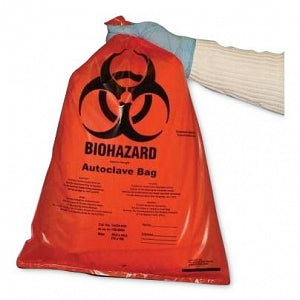 Tufpak Polypropylene Autoclavable Biohazard Bag - Autoclavable Biohazard Bag, Translucent, 3 mil, 24"W x 36"H - 1112-2436