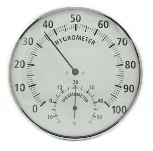 Thermco Products Inc Thermometers - THERMO-HYGROMTR, 5"DIAL, -16/56C, 0/100%RH - ACCD2019TH