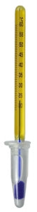 Thermco ACCU-SAFE Enclosed Chamber Thermometers - THERMOMETER, DRY BATH, 1.5ML TUBE, +18/60C - ACCDB301