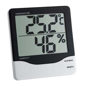 Thermco Jumbo Digit Hygrometer / Thermometer - THERMOMETER, HYGROMETER, LARGE RANGE, CERT - ACCDTH03