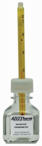 Thermco ACCU-SAFE Enclosed Chamber Thermometers - THERMOMETER, BOTTLE, INCUBATOR, +18/50C - ACCI0301S