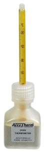 Thermco ACCU-SAFE Enclosed Chamber Thermometers - THERMOMETER, BOTTLE, OVEN, +20/130C - ACCOV070S