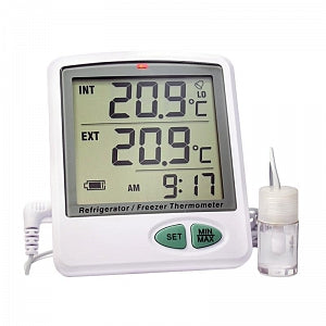 Thermco Products Vaccine Temperature Data Logger - Data Logging Fridge / Freezer Thermometer with Software-Free Reporting - ACCRT8002