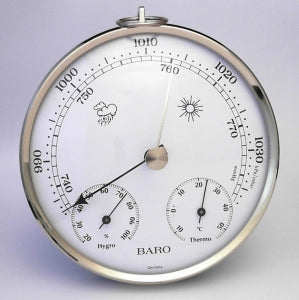 Thermco Dial Barometer with Thermometer / Hygrometer - BAROMETER, -15 - 55C, 135MM DIAMETER, HUMID - ACCD300632