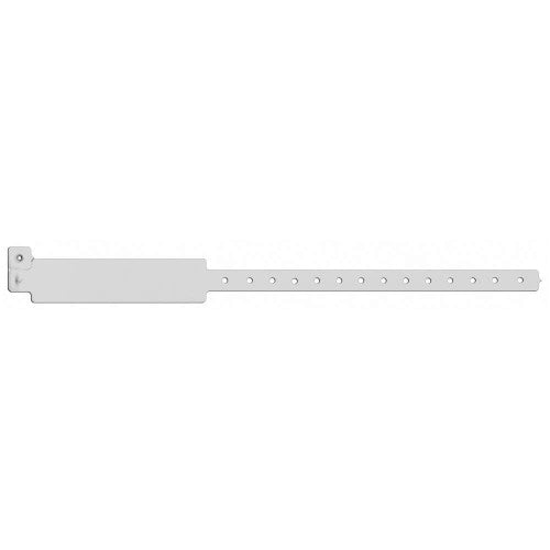 PDC Healthcare Custom Wristbands - Speedi-Band Write-On ID Band, White, Size Adult, SecurSnap Closure, 1" x 12" - 440-11-PDM