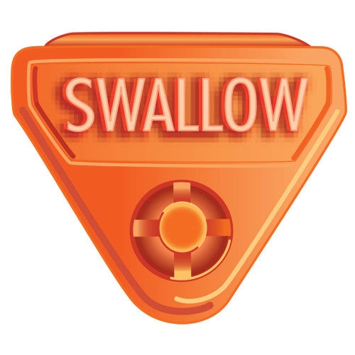 PDC Healthcare In-A-Snap Alert Band Clasps - CLASP, ALERT, IN-A-SNAP, "SWALLOW", ORANGE - WBCLASP-SW6