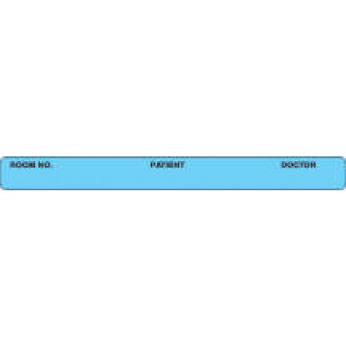 PDC Healthcare Chart Labels - Room Number Patient Chart Label, Light Blue - 59704825