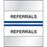 PDC Healthcare Chart Labels - Chart Referrals Label, 1.5" x 1.25", Blue - 59708013