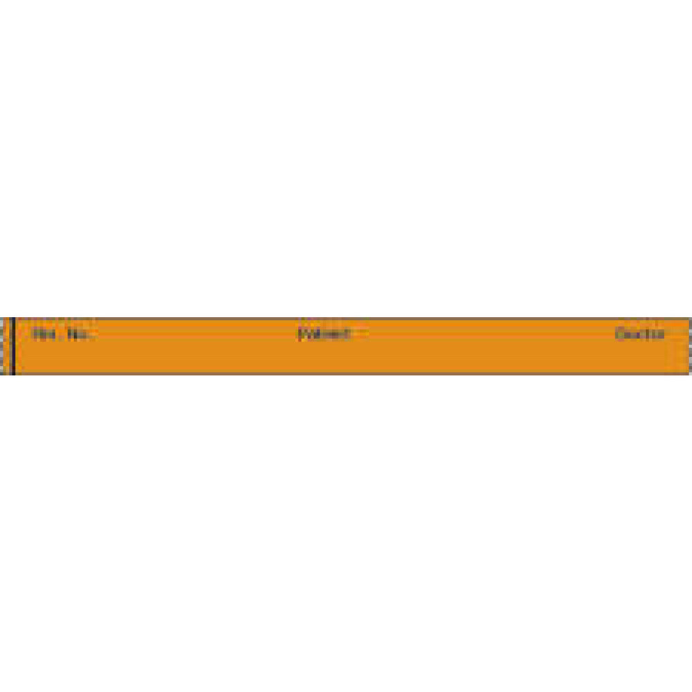 PDC Binder / Chart Removable Tape - TAPE, ""PATIENT RM NO DOCTOR", COPPER" - 59710121