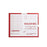 PDC Healthcare Category Insert Jackets - Category Insert Jacket Open End Nuclear Medicine, 10.5" x 12.5", Red - CJDE-NU1