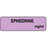 PDC Healthcare Anesthesia Labels (Paper Permanent) - Ephedrine mg / mL Label, Lavender, 1-1/4" x 3/8" - 59705078