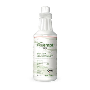 Contec PREempt RTU Disinfectant Solution and Wipes - DISINFECTANT, PREEMPT, RTU, 32OZ - 21101