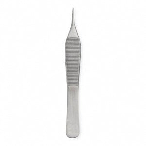 Centurion Centurion Adson Tissue Forceps - 4-3/4" (12 cm) Sterile Centurion Adson Tissue Forceps with Serrated Tips, Premium Satin Grade, Single Use - 66405