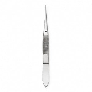 Centurion Centurion Iris Tissue Forceps - 4" (10.2 cm) Sterile Centurion Straight Serrated Iris Tissue Forceps, Single Use - 66615