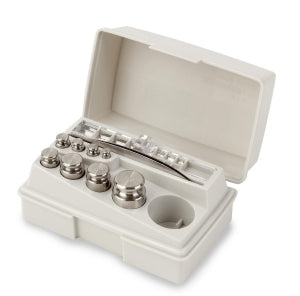 Henry Troemner Cylindrical SS Metric Set Statement of Accuracy - WEIGHTS, CLS 7, 50G-1MG, W/STMT OF ACCURACY - 310-01S