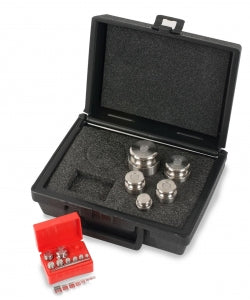 Henry Troemner Cylindrical SS Metric Set Traceable Certificate - WEIGHTS, CLS 7, 1000G-10MG, TRACEABLE CERTI - 313-10ST