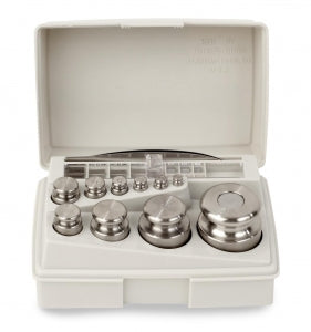 Henry Troemner Cylindrical SS Metric Set Statement of Accuracy - WEIGHTS, CLS 7, 200G-10MG, STMT OF ACCURACY - 314-10S