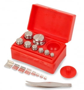 Henry Troemner Cylindrical SS Metric Set Statement of Accuracy - WEIGHTS, CLS 7, 50G-1G, STMT OF ACCURACY - 341-3S