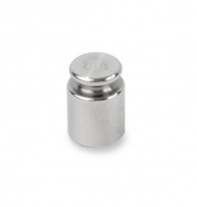 Henry Troemner Economical Stainless Steel Cylindrical Weight - WEIGHTS CYLINDRICAL, CLS 7, 20G, NO CERTIFI - 61024S