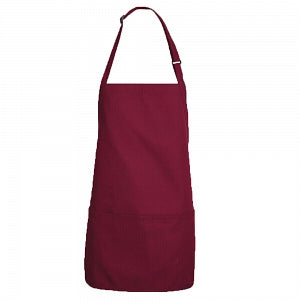 Vf Workwear-Div / Vf Imagewear (W) Red Kap Large Pocket Bib Aprons - Apron Bib with 3 Pockets, One Size, Wine - TT32BR