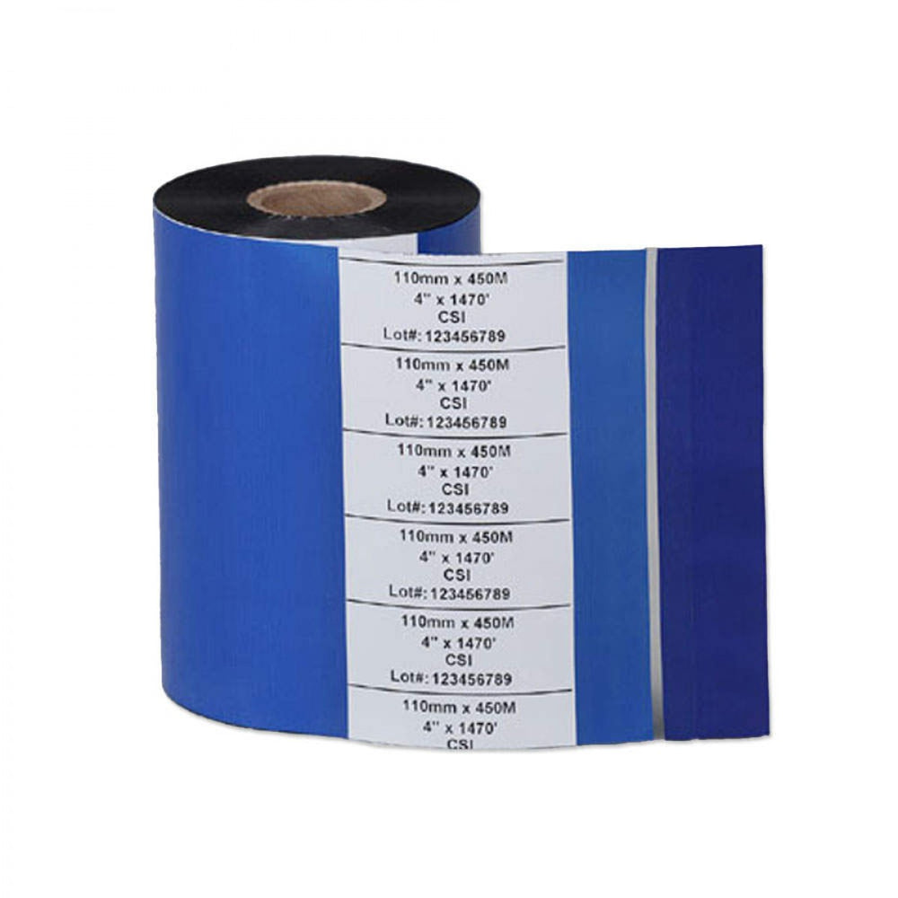 Ribbon For Zebra Xi And Z Printers Resin 3.27 X 984 Black 1 Each