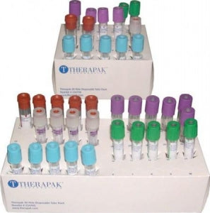 TheraPak Disposable Tube Racks - 40 HOLE DISPOSABLE RACK, 100/CS - 68929G