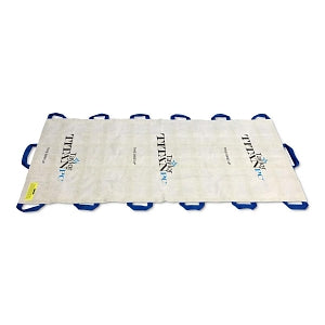 Taylor Healthcare Titan Soft Stretchers - Titan PC-Series Limited-Use Soft Stretcher with 14 Handles, 1, 500-lb. Lifting Capacity, 40" x 80", White - 43-TITANPC