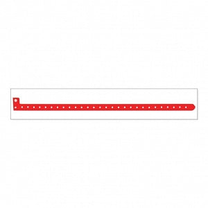 Typenex Medical Original Blood Band and R3 Reattachment Band - Bar Code Blood Band, Red, R3, Reattachment - 4R4701