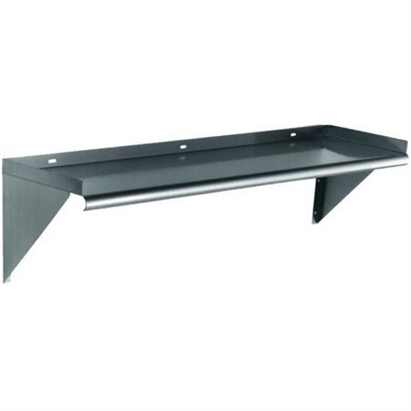 Tab Lock Stainless Steel Shelf 24"W x 12"D x 10.5"H