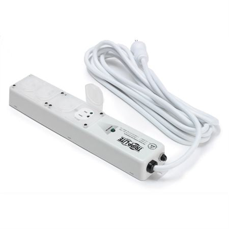 Temp Mount Power Strip Temporary-Mount Power Strip - 13.75"L x 2.5"W x 2"H