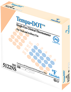 Tempa•DOT® Single-Use Clinical Thermometers