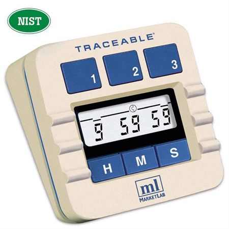 Three-Line Alarm Timer Three Line Alarm Timer - 3.25"W x 1.5"D x 3"H