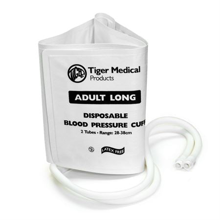 Disposable Blood Pressure Cuff Large Adult - 28-38cm