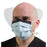 Fluid Resistant Mask with Visor 120mm HG Tie-On - Blue