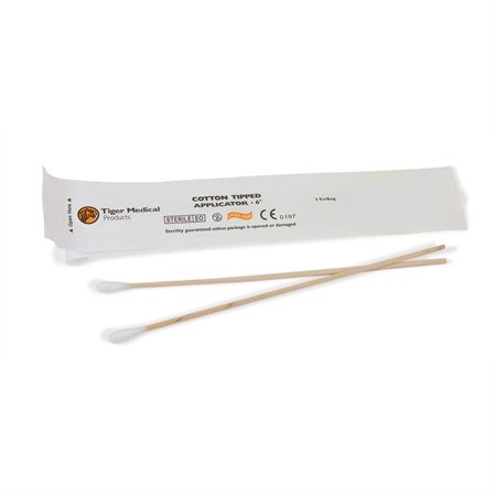 Tiger Medical Cotton Tipped Applicator Cotton Tipped Applicator - Sterile