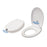 Sensor Toilet Seat White Round - 14.5"W x 20.25"D x 5"H