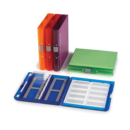 Translucent Slide Boxes 100-Place Translucent Slide Box, Assorted