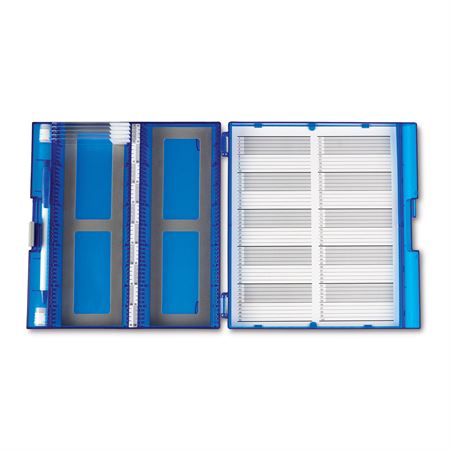 Translucent Slide Boxes 100-Place Translucent Slide Box, Assorted