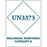 Transport Labels UN3373" Label - 2.25"W x 2.25"H