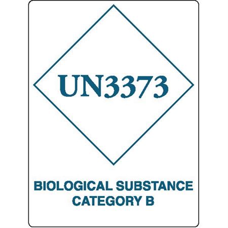 DGR Hazard Labels UN 2814 Cat A - Infectious Substance, Affecting Humans