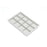 Trays and Baskets for Multi Drawer Procedure and Supply Carts Pack of 10 Label Holders - Works with 2" x 3.5" Cards