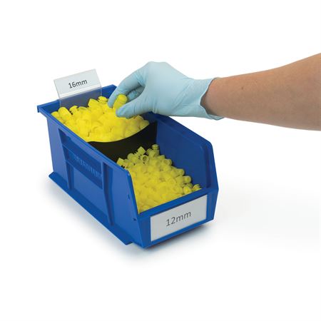 Tri-Dex Bin Label Holder For Label Size 4"W x 1.875"H