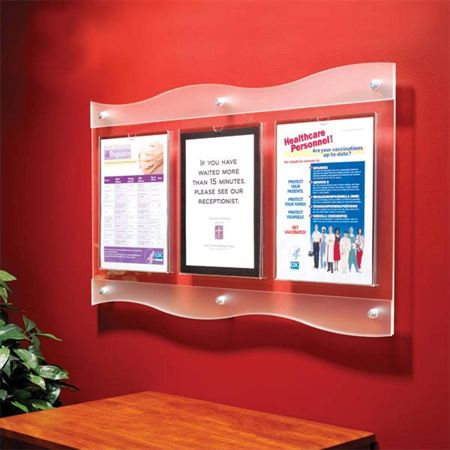 Document Frost Frame Single Document Frost Frame - 10.875"W x 1.625"D x 18.875"H