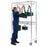 Two-Shelf Tote Rack 48"W x 18"D x 80"H