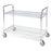 Two-Shelf Wire Utility Cart 48"L x 24"W x 39"H